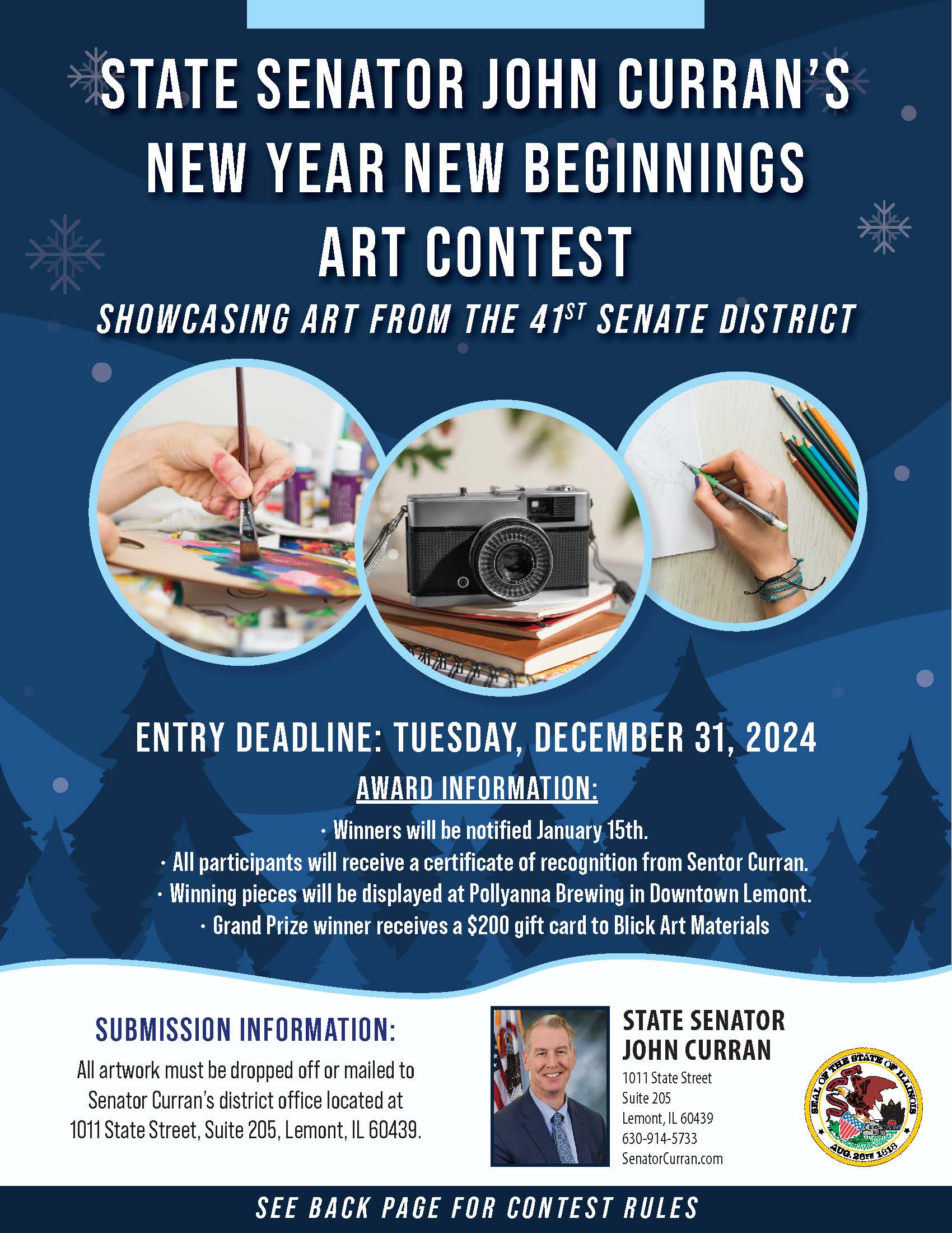 New Year New Beginnings Art Contest