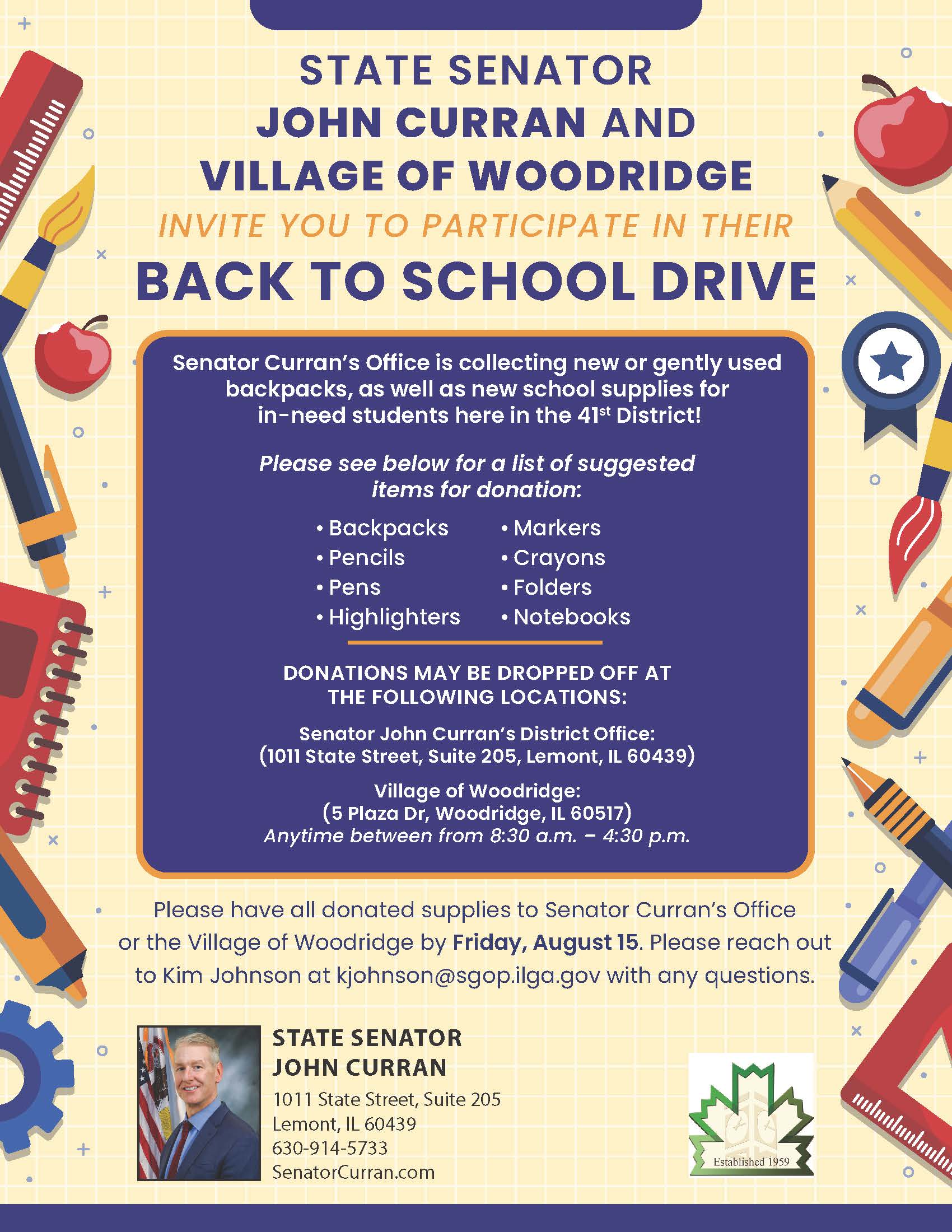 Back To School Drive