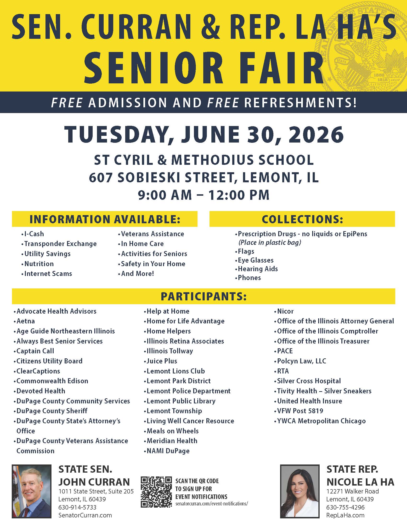 Senior Fair With Rep. LaHa