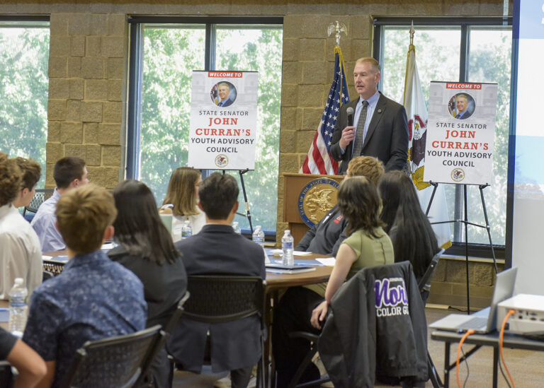 Senator Curran Engages High School Students in the Process of Lawmaking